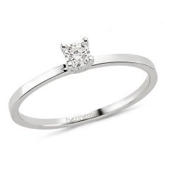 Tektaş Yüzük | 0,12 CT Pırlanta