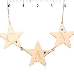 Safir Alfawaris Kolye | Glamour By Miracles