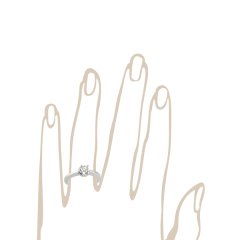 Tektaş Yüzük | 0,33 CT ve 0,05 CT Pırlanta