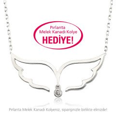Pırlanta Fiyonk Kolye