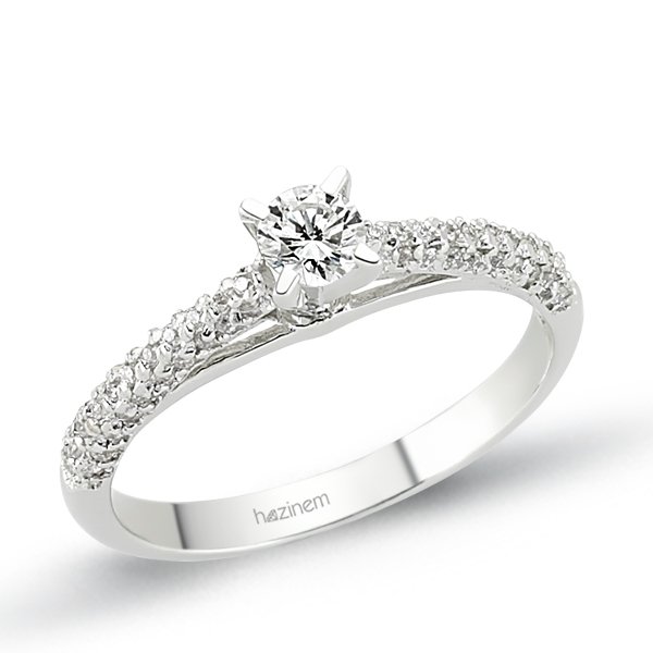 Tektaş Yüzük | 0,21 CT ve 0,19 CT Pırlanta