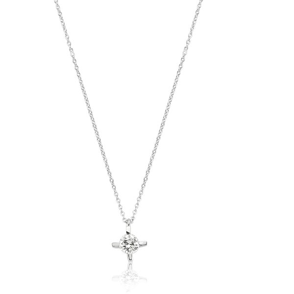 Pırlanta Tektaş Kolye | 0,16 CT