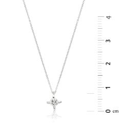 Pırlanta Tektaş Kolye | 0,10 CT