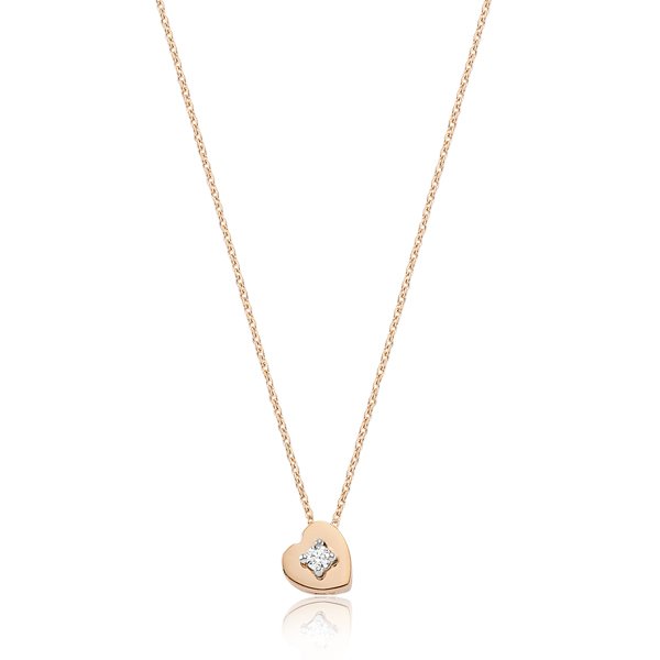 Pırlanta Tektaş Kolye | 0,06 CT