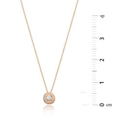 Pırlanta Tektaş Kolye | 0,06 CT