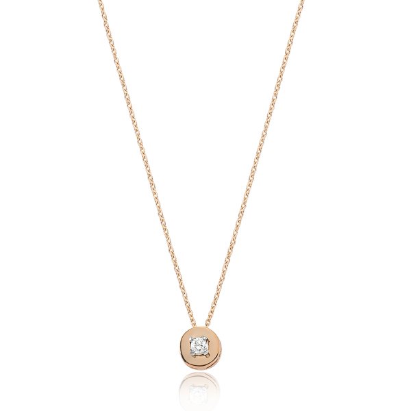Pırlanta Tektaş Kolye | 0,06 CT
