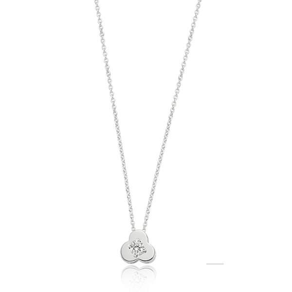 Pırlanta Tektaş Kolye | 0,06 CT