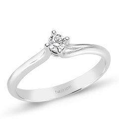 Tektaş Yüzük | 0,15 CT Pırlanta