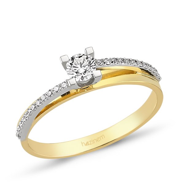 Tektaş Yüzük | 0,23 CT ve 0,10 CT Pırlanta