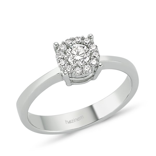 Tektaş Görünümlü Yüzük | 0.39 CT Pırlanta (ETKİSİ 1,00 CT)
