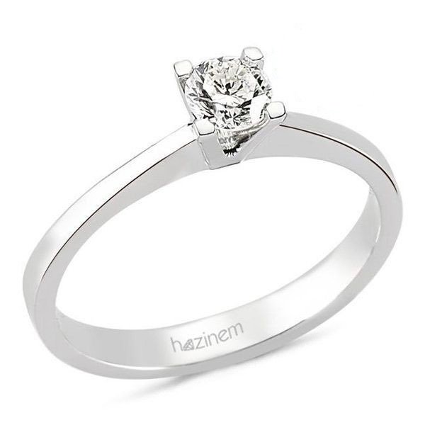 Tektaş Yüzük | 0,34 CT Pırlanta