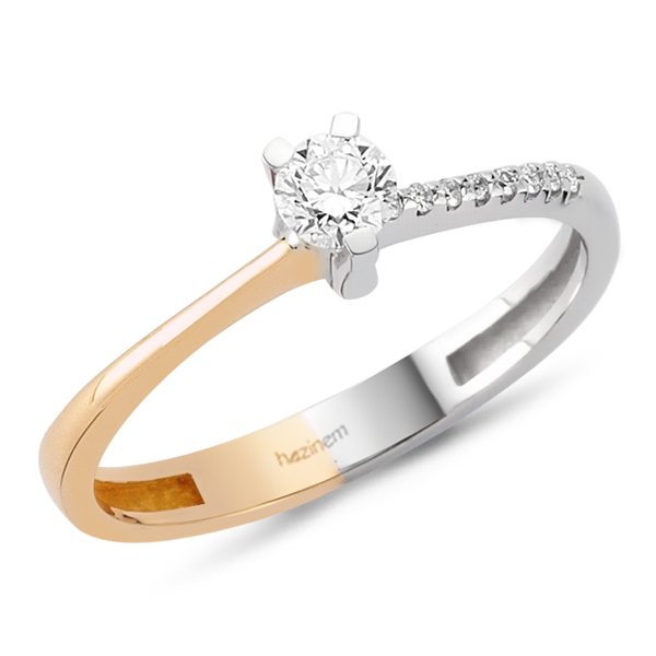 Tektaş Yüzük | 0,26 CT ve 0,04 CT Pırlanta