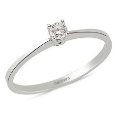 Tektaş Yüzük | 0,10 CT Pırlanta