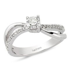 Tektaş Yüzük | 0,46 CT ve 0,18 CT Pırlanta