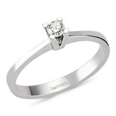 Tektaş Yüzük | 0,12 CT Pırlanta