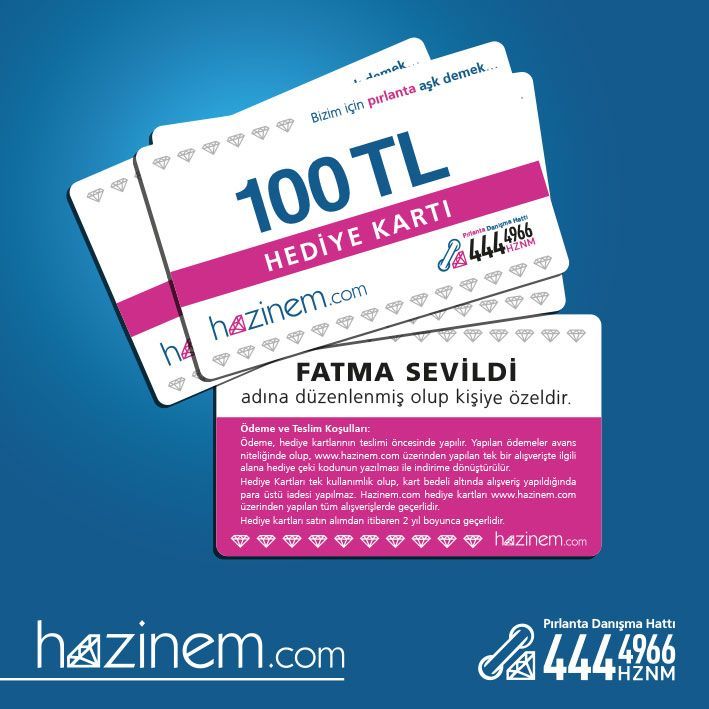 100 TL'lik Hediye Kartı