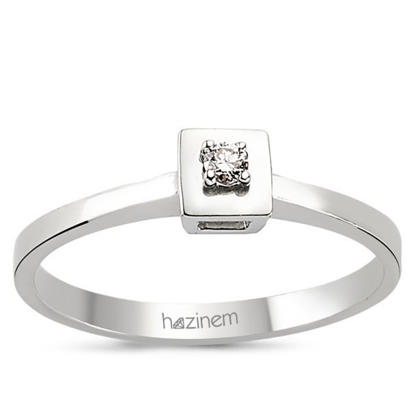 Pırlanta Tektaş Yüzük | 0,04 CT