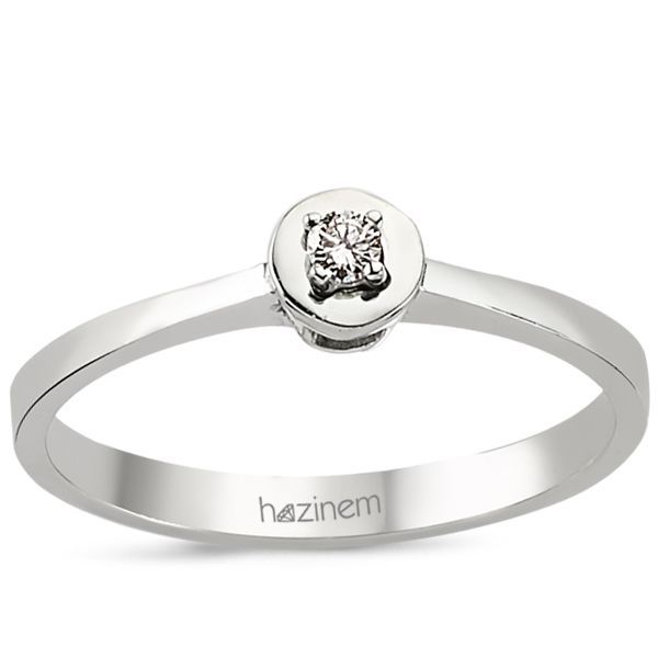 Pırlanta Tektaş Yüzük | 0,04 CT