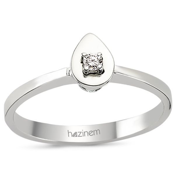 Pırlanta Tektaş Yüzük | 0,04 CT