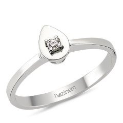 Pırlanta Tektaş Yüzük | 0,04 CT