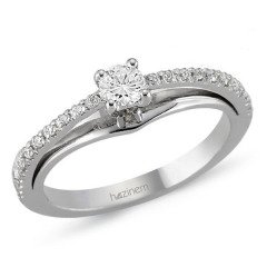 Tektaş Yüzük | 0,26 CT ve 0,15 CT Pırlanta