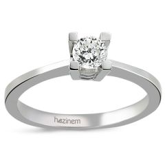 Tektaş Yüzük | 0,58 CT Pırlanta