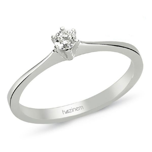Tektaş Yüzük | 0,15 CT Pırlanta