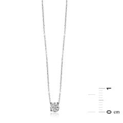 Pırlanta Tektaş Kolye | 0,18 CT