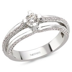 Tektaş Yüzük | 0,30 ve 0,42 CT Pırlanta