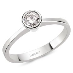 Tektaş Yüzük | 0,31 CT Pırlanta