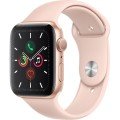 Apple Watch Seri 5 44mm GPS Gold Alüminyum Kasa ve Pink Sand Spor Kordon MWVE2TU/A