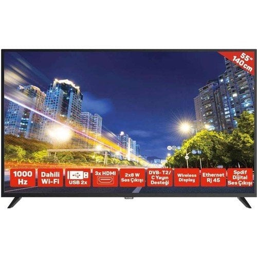 Hı-Level HL55UAL402 55'' 140 Ekran Uydu Alıcılı Full HD Smart LED TV