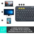 Logitech K380 Kompakt Kablosuz Bluetooth Türkçe Klavye - Siyah