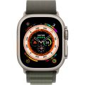 Apple Watch Ultra Gps + Cellular, 49MM Titanium Case With Green Alpine Loop - large MQFP3TU/A