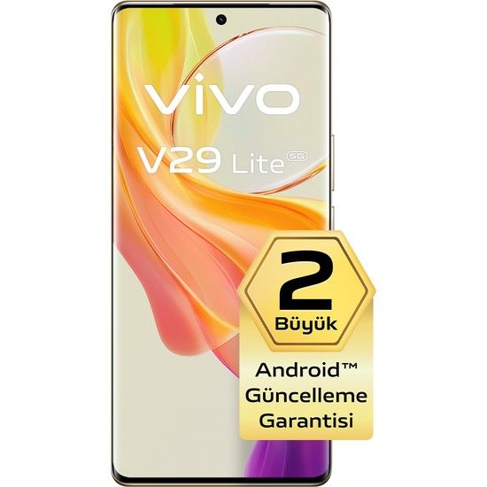Vivo V29 Lite 5G 8/256GB Altın Işıltısı (Vivo Türkiye Garantili)