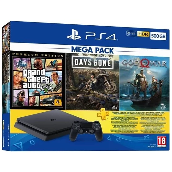 Sony Playstation 4 Slim 500GB Mega Pack