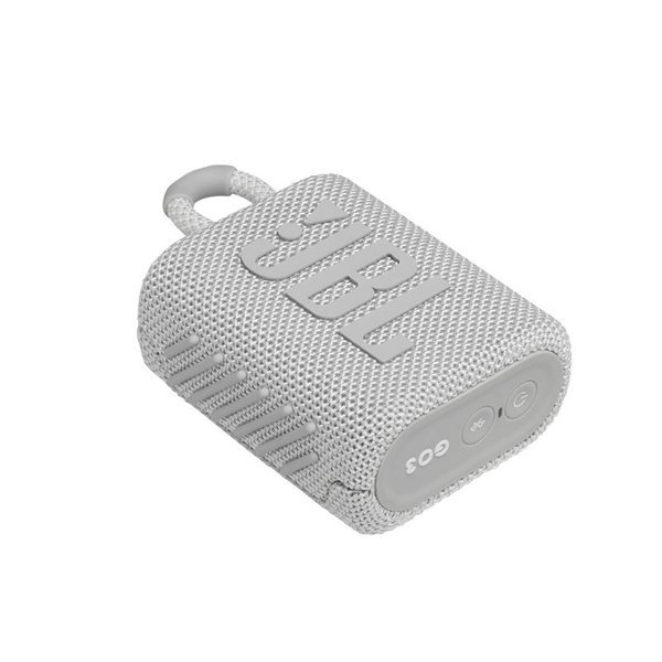 JBL Go 3 Taşınabilir Bluetooth Hoparlör - Beyaz(JBL Türkiye Garantili)