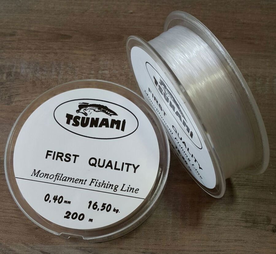 Tsunami 200mt Beyaz Makara Misina 0,40mm