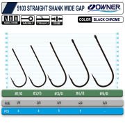 Owner 5103  Straight Shank Wide Gap Uzun Pala Lüfer İğnesi
