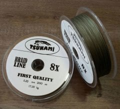 Tsunami 150mt 8x Braid Makara ip Misina 0,30 mm