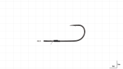 Hayabusa FPP Straight Delikli Lüfer İğnesi Black Nikel