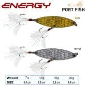 Portfish Energy Kaşık Çift İğne Gold