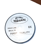 Tsunami First 8 Kat İp Misina 0,14 mm 40 Mm Arası 300mt yeşil