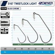 Owner 5167 Twistlock Light Black Chrome İğne