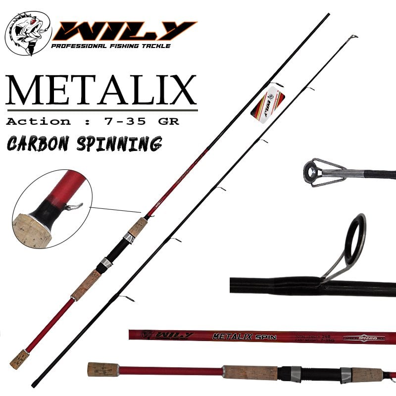 Wily Metalix 210 cm  Spin Kamış 7-35 gr