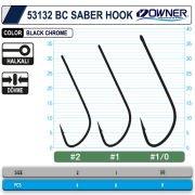Owner 53132 Saber Hook Black Chrome İğne