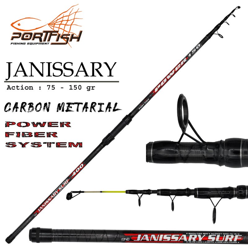 Portfish Janissary Surf Olta Kamışı 360cm 75-150 gr