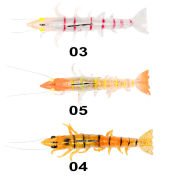 Ryuji Real Shrimp 7.6cm 12gr Silikon Yem