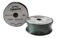 Tsunami Braid Line 250 Metre  8x 030mm