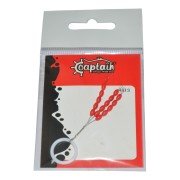 Captain 4913 Stoper 3x5'li Paket Kırmızı Silikon Stopper